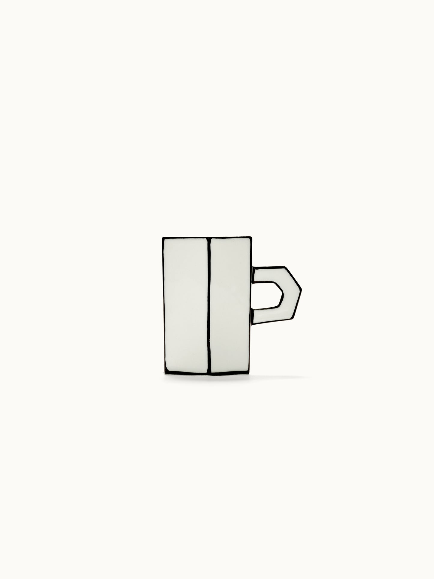Doppelter Espressobecher Carte Blanche | Design Annebet Philips von SERAX