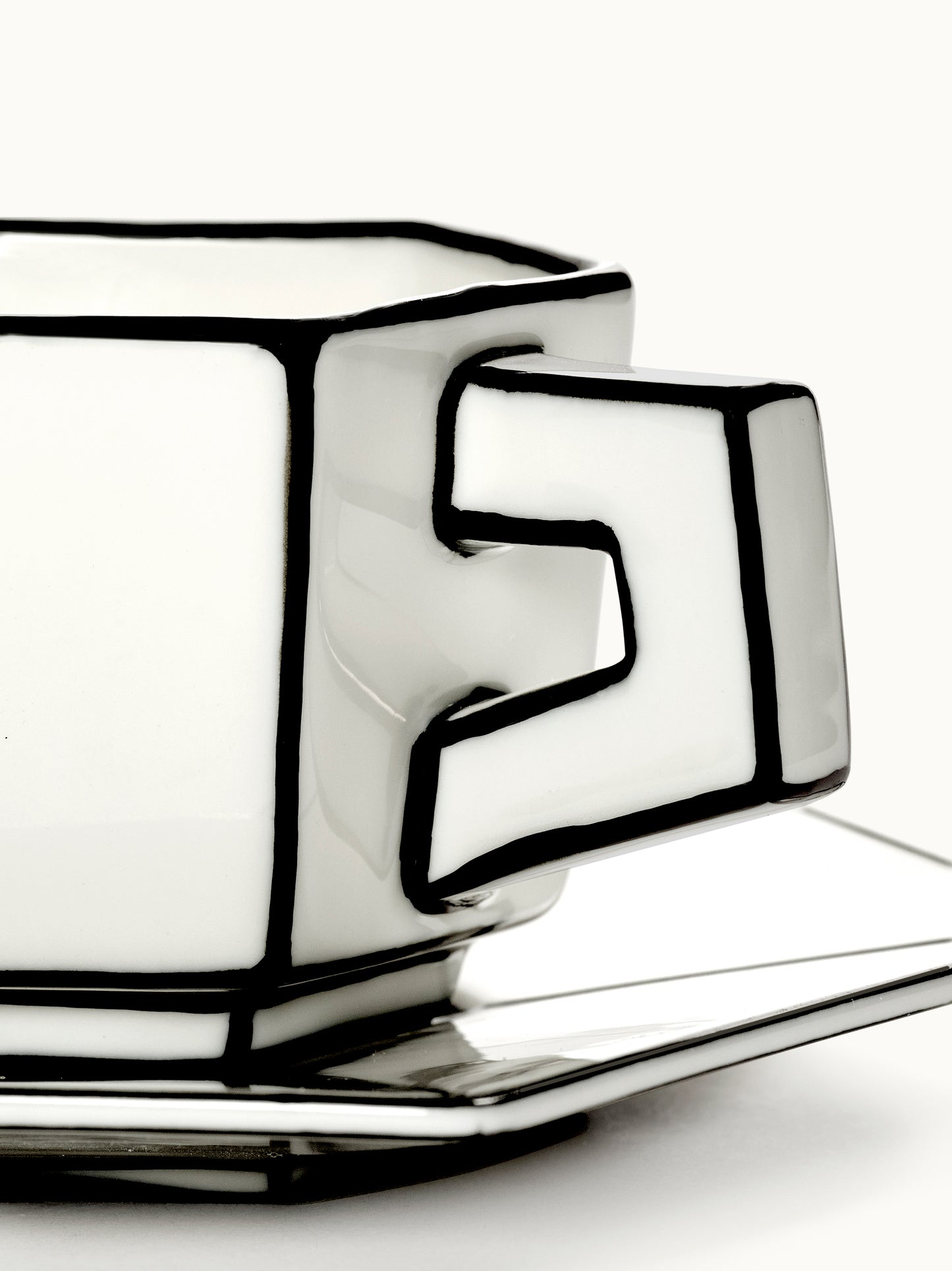 Espressotasse mit Untersetzer Carte Blanche | Design Annebet Philips von SERAX