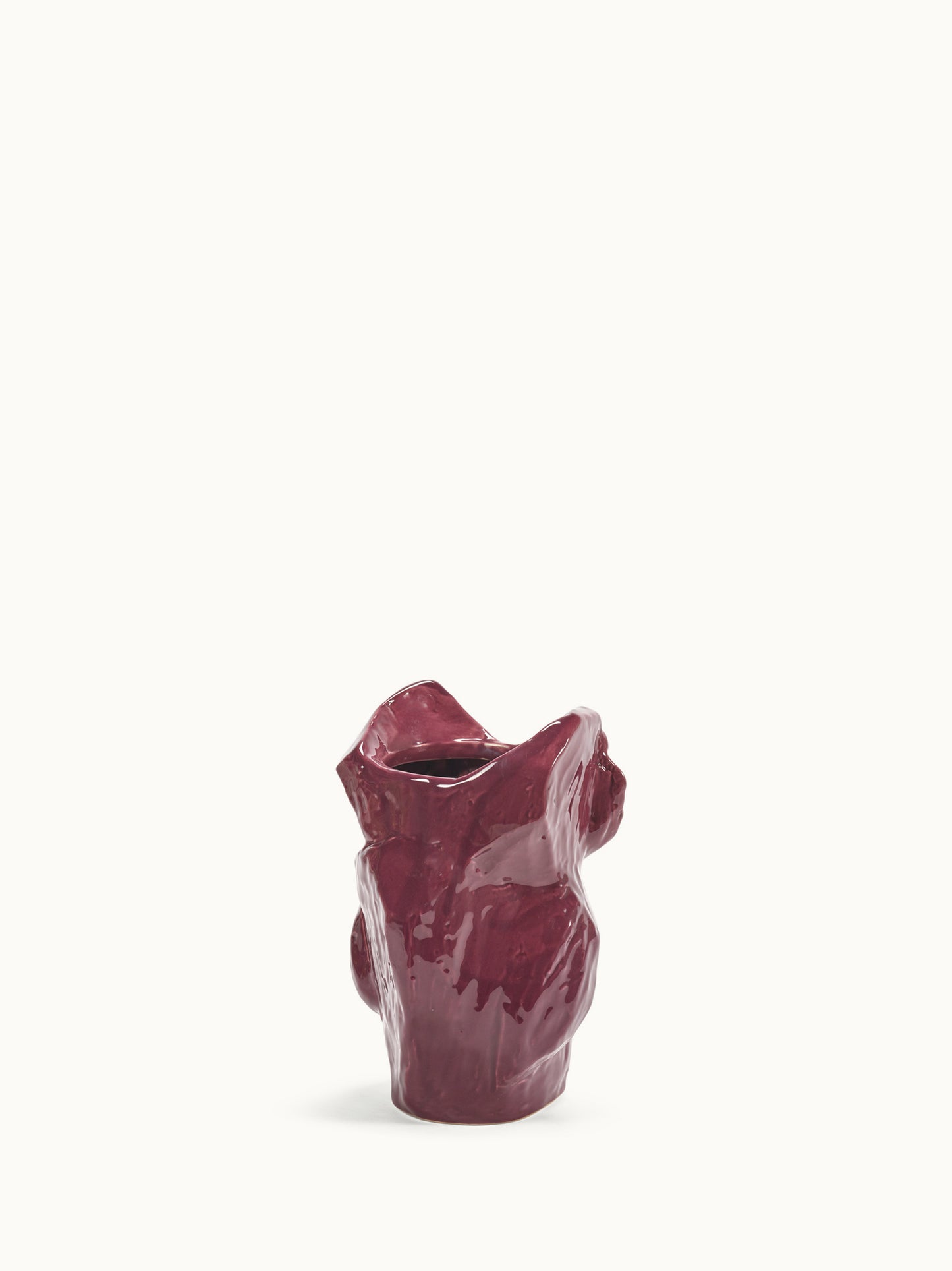 MARNI Vase Owl „After Midnight“ XS in Aubergine von SERAX
