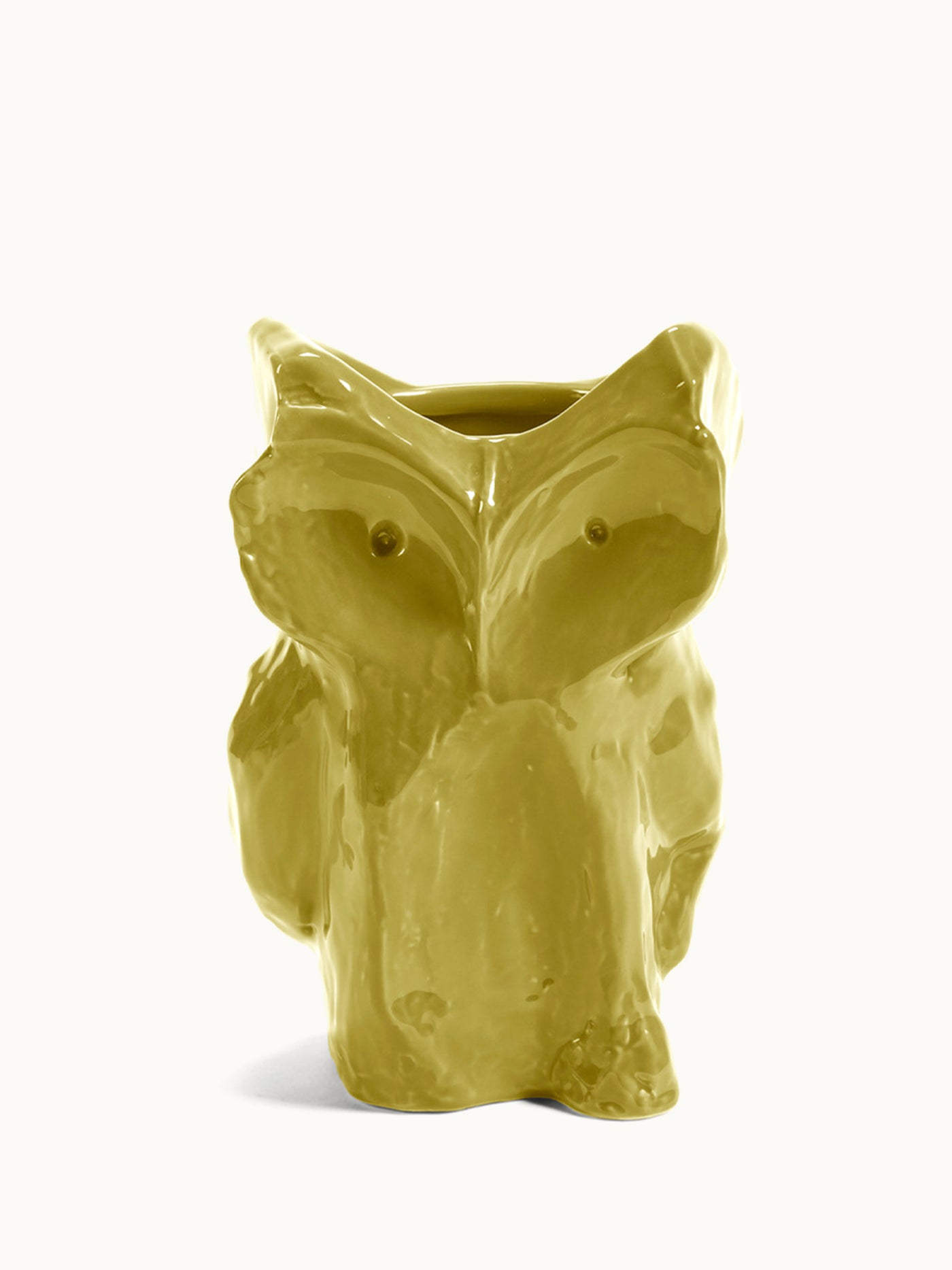 MARNI Vase Owl „After Midnight“ L in Gelb von SERAX