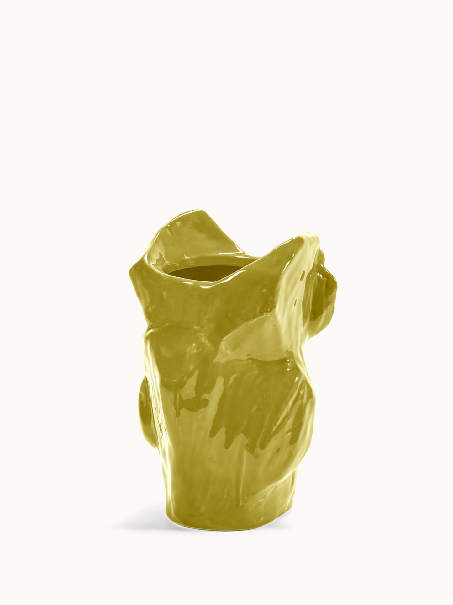MARNI Vase Owl „After Midnight“ S in Gelb von SERAX