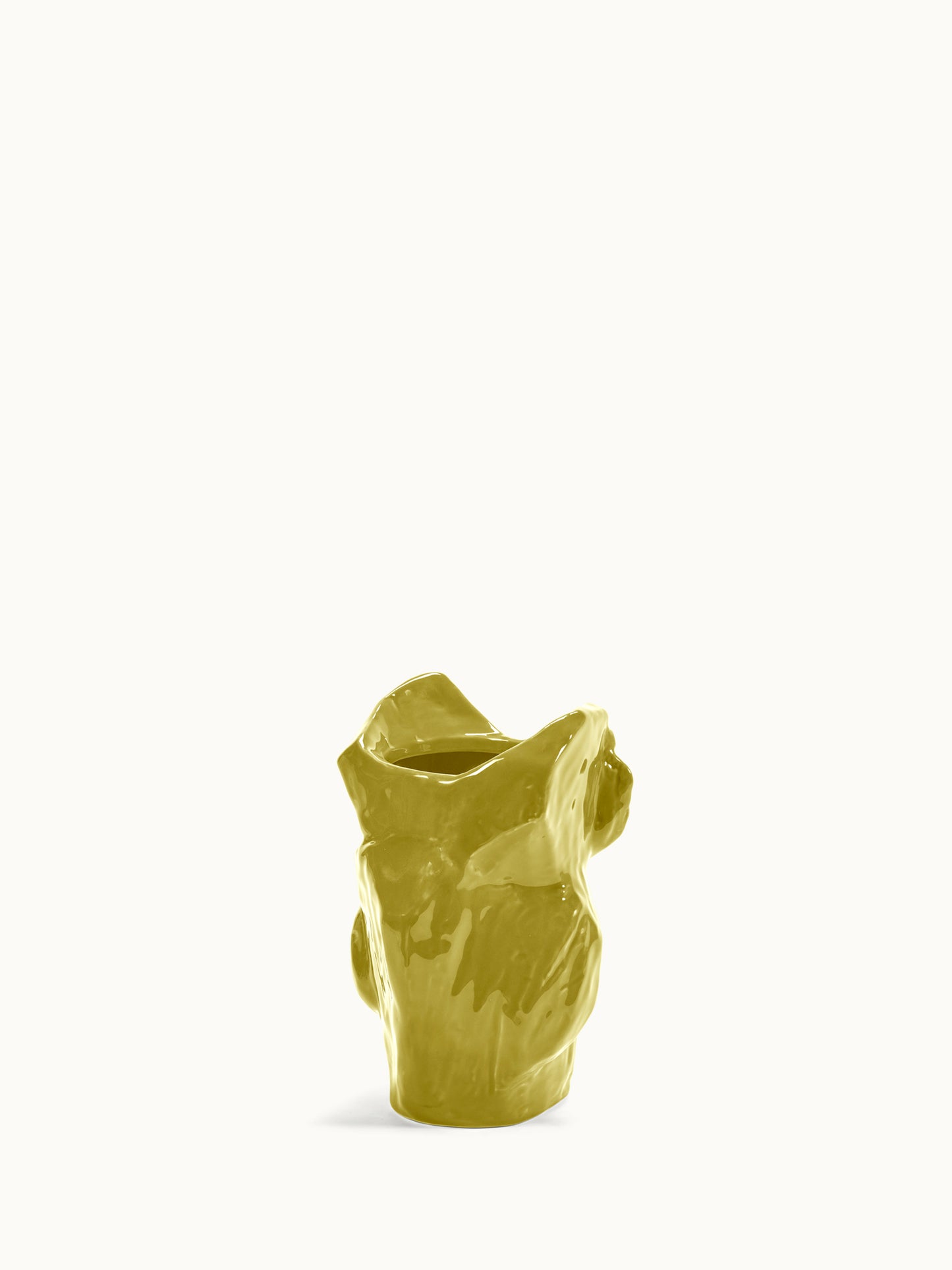MARNI Vase Owl „After Midnight“ XS in Gelb von SERAX