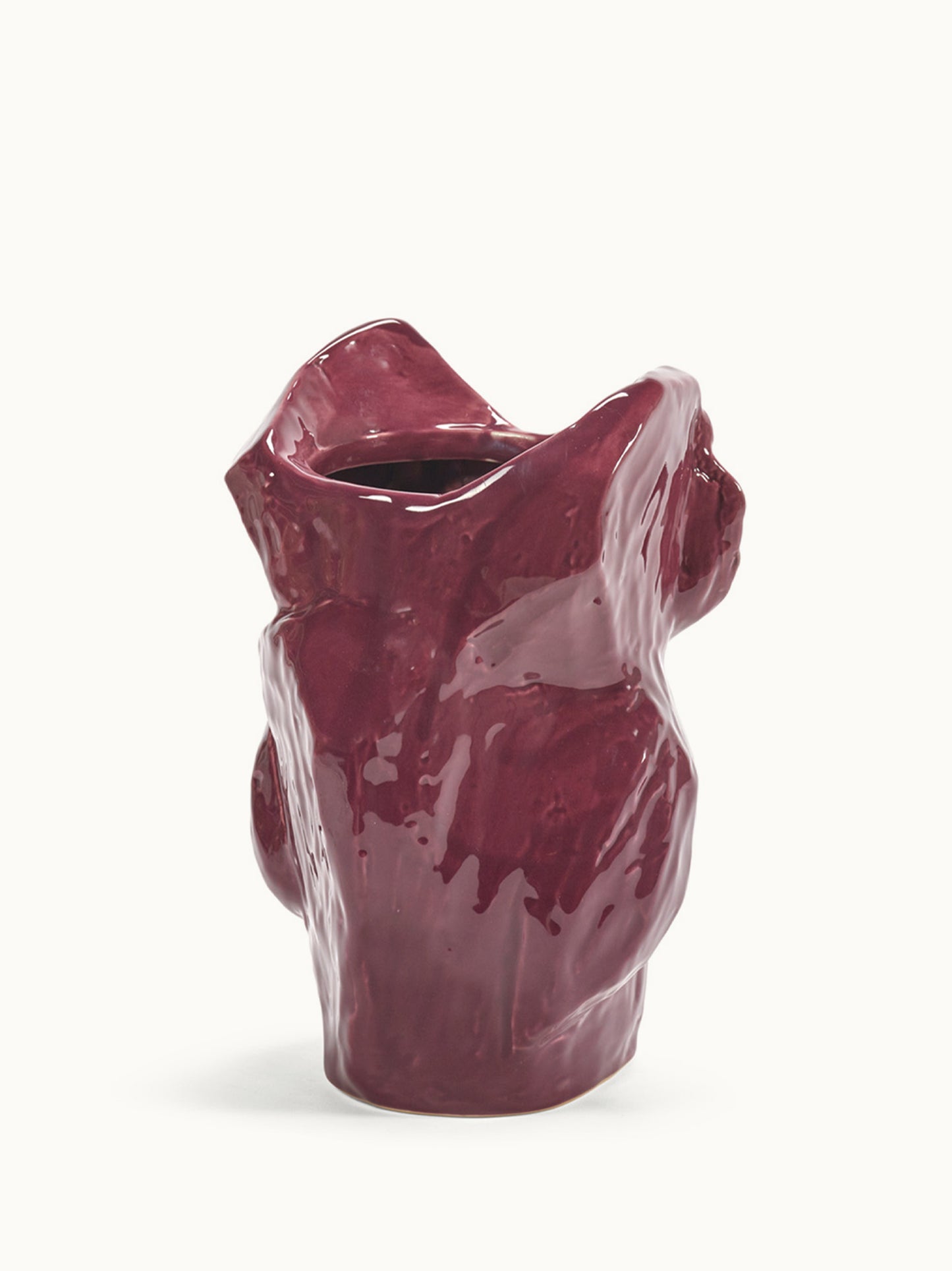 MARNI Vase Owl „After Midnight“ L in Aubergine von SERAX