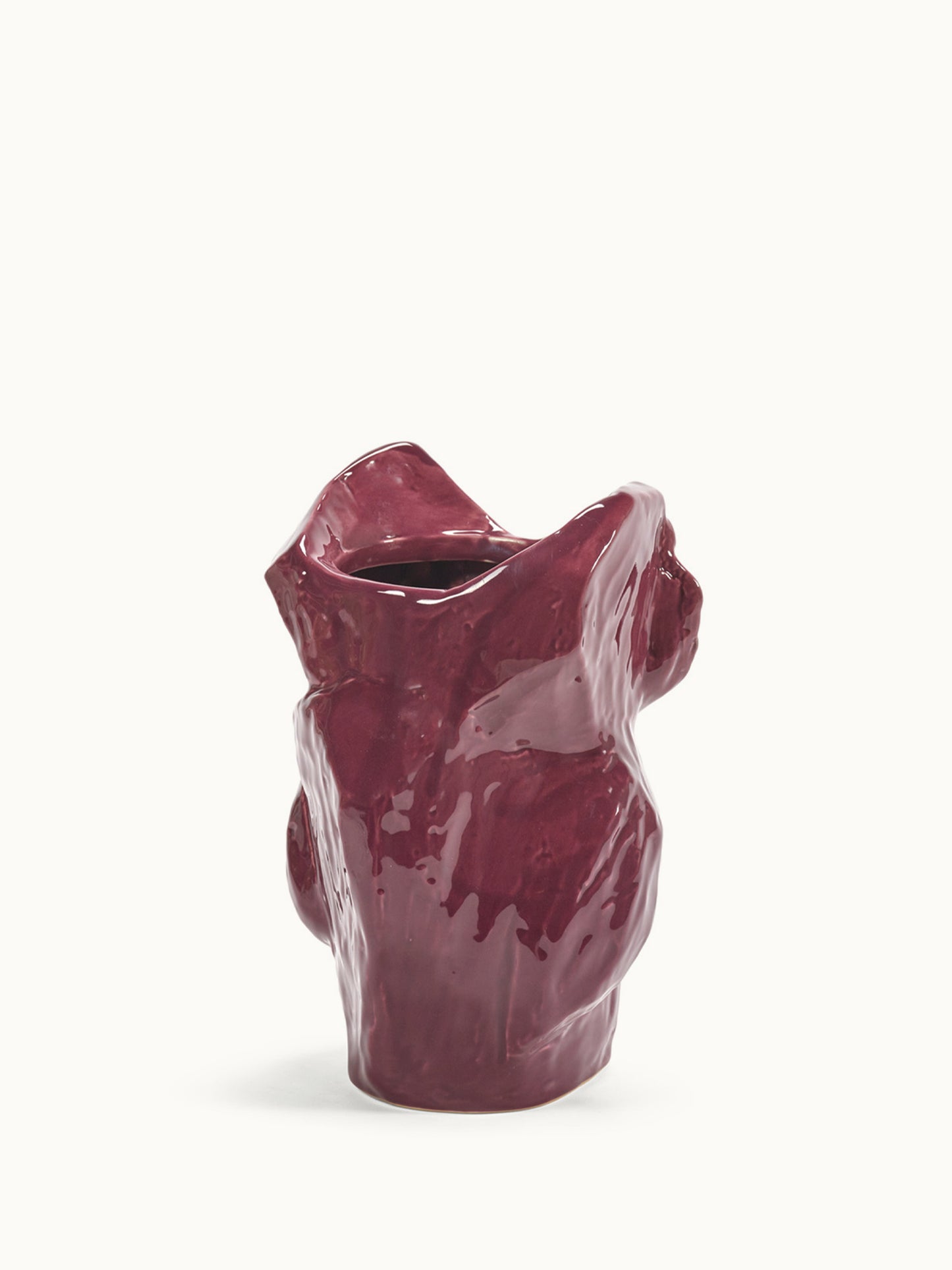 MARNI Vase Owl „After Midnight“ S in Aubergine von SERAX