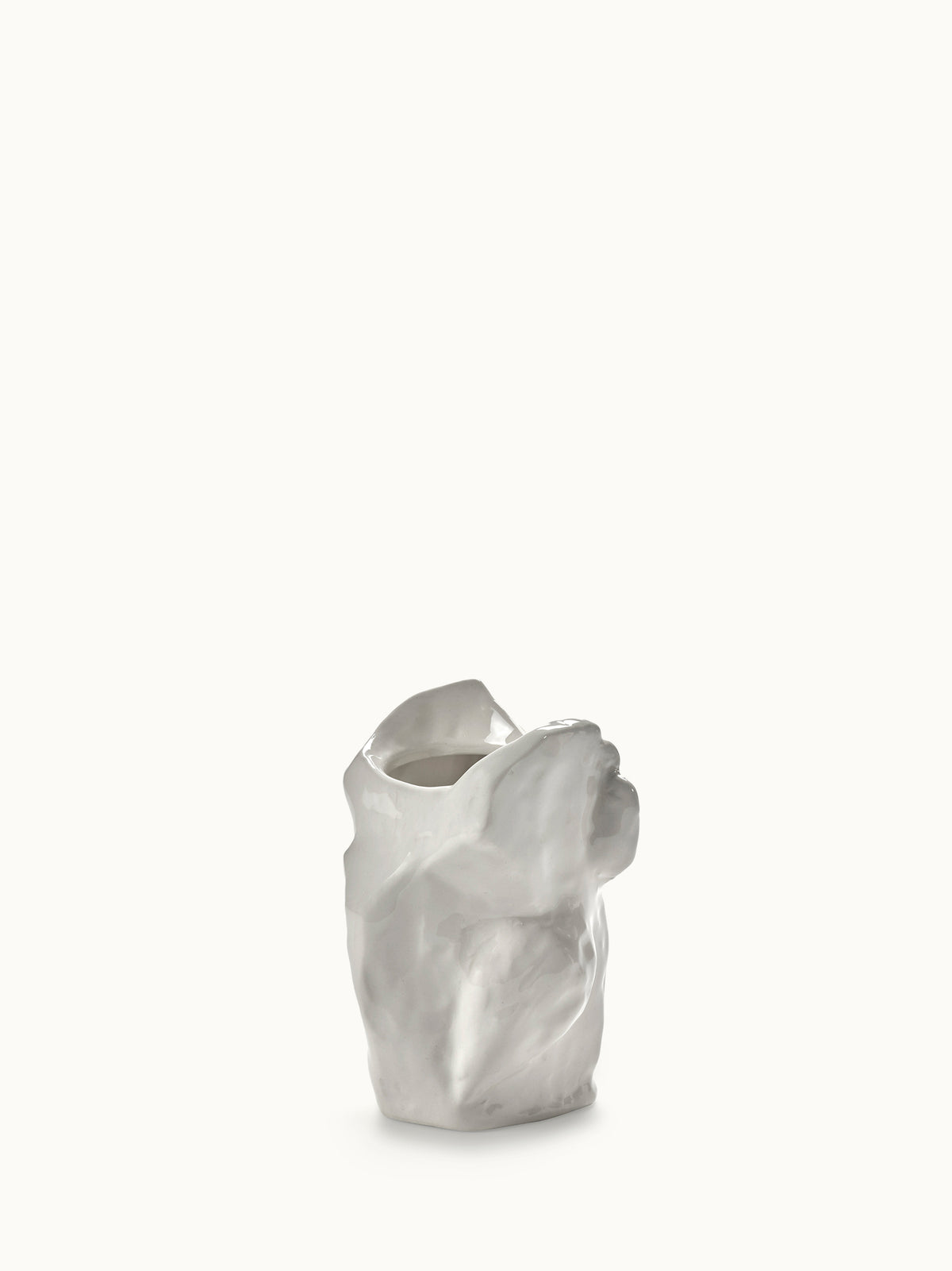 MARNI Vase Owl „After Midnight“ XS in Weiß von SERAX