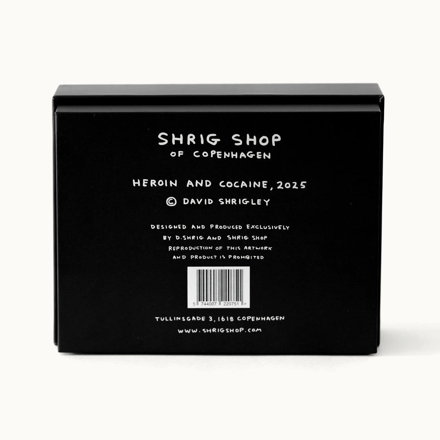 Salz- und Pfefferstreuer-Set aus Porzellan „Heroin & Cocaine“ von David Shrigley