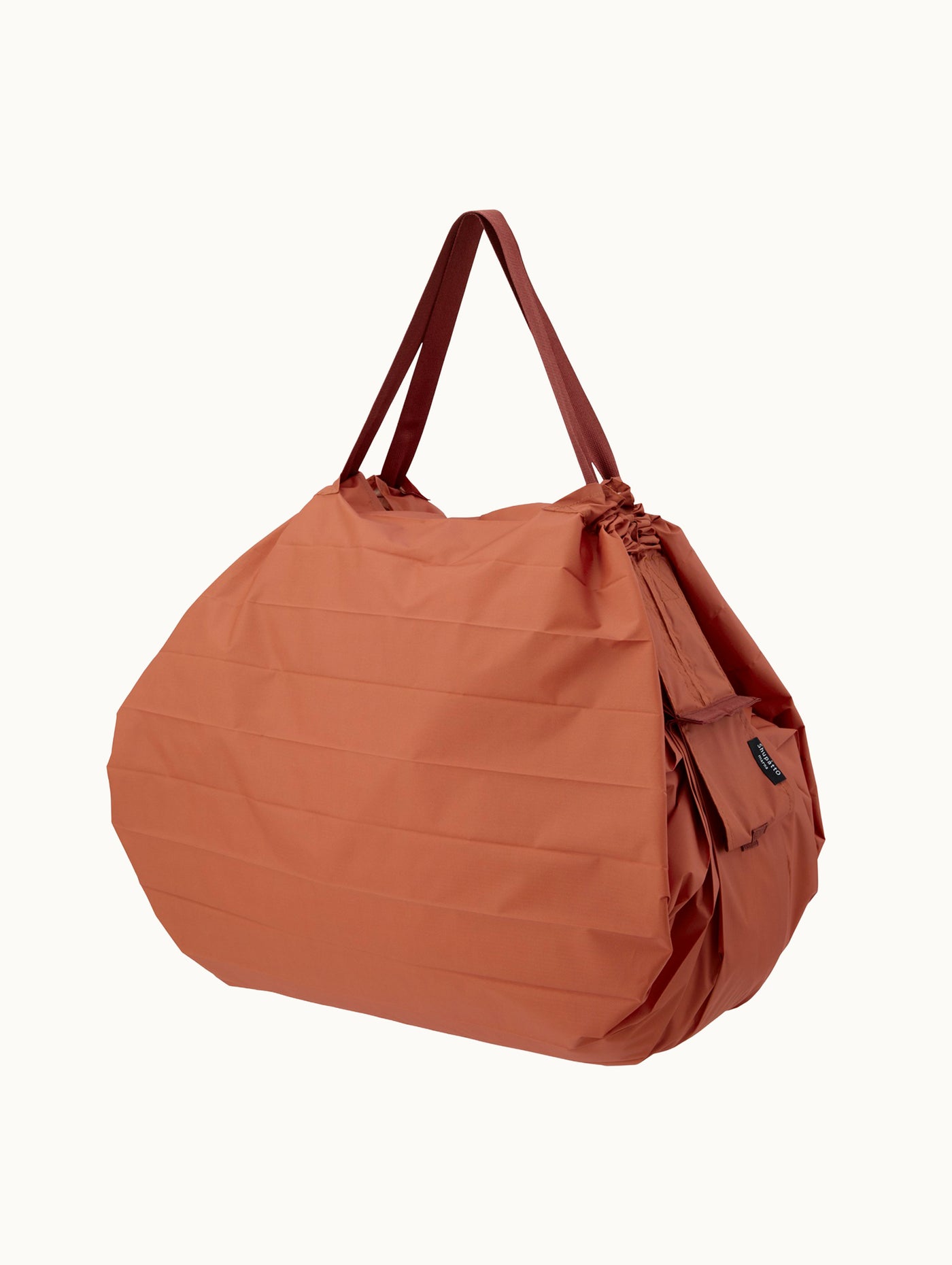 Shupatto | Faltbarer Einkaufsbeutel L | Brick Brown