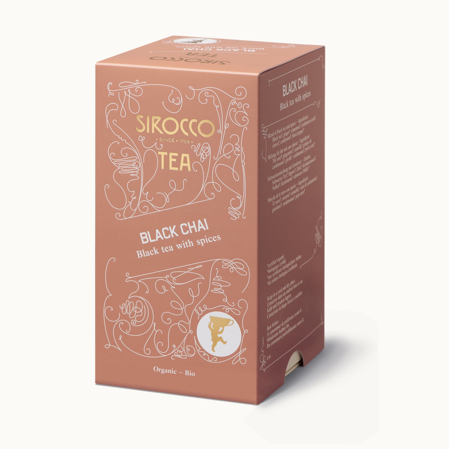 Bio-Schwarz- & Gewürztee Black Chai | 20 Teebeutel von Sirocco