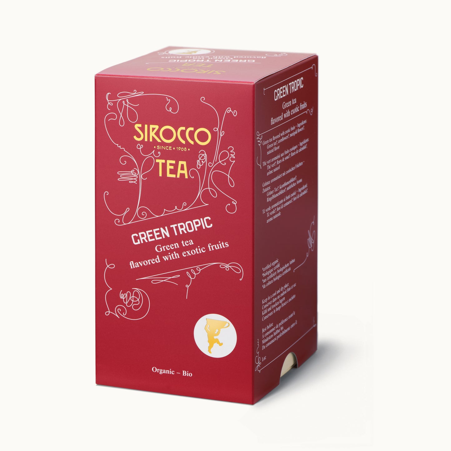 Bio Grüntee Green Tropic | 20 Teebeutel von Sirocco