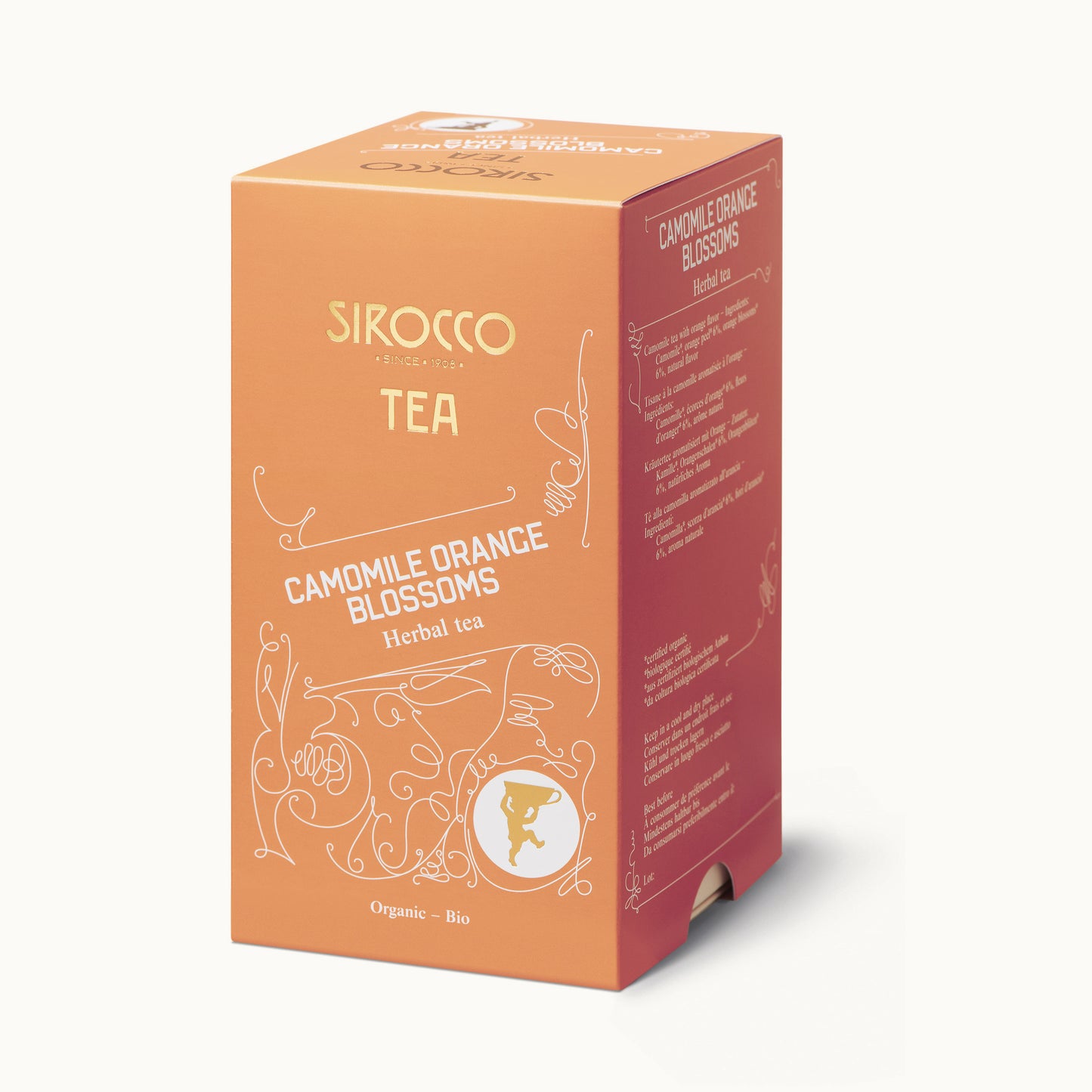 Bio-Kräutertee Camomile Orange Blossoms | 20 Teebeutel von Sirocco