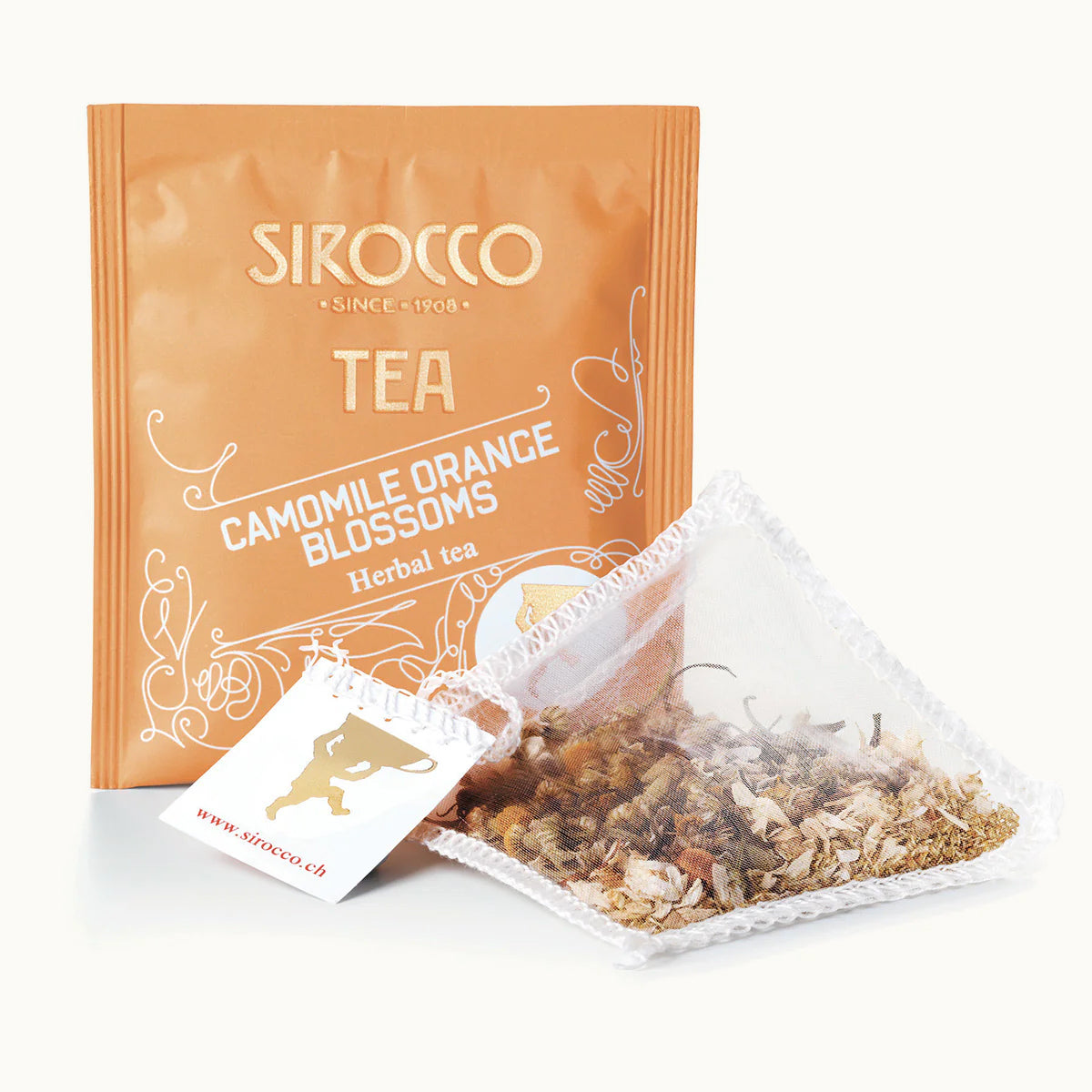 Bio-Kräutertee Camomile Orange Blossoms | 20 Teebeutel von Sirocco