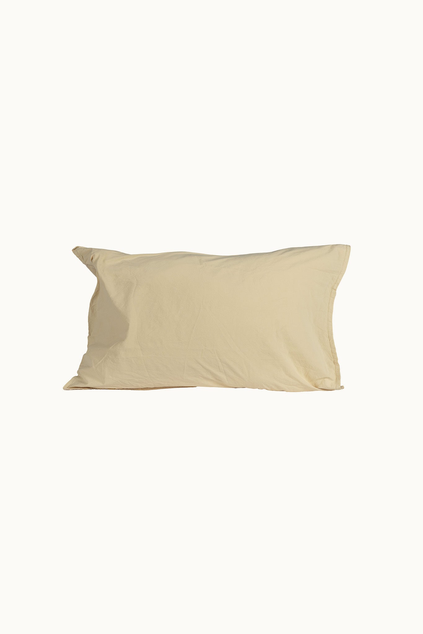 Kopfkissenbezug Crinkle 40x80 cm | Sunny Yellow von Smaland
