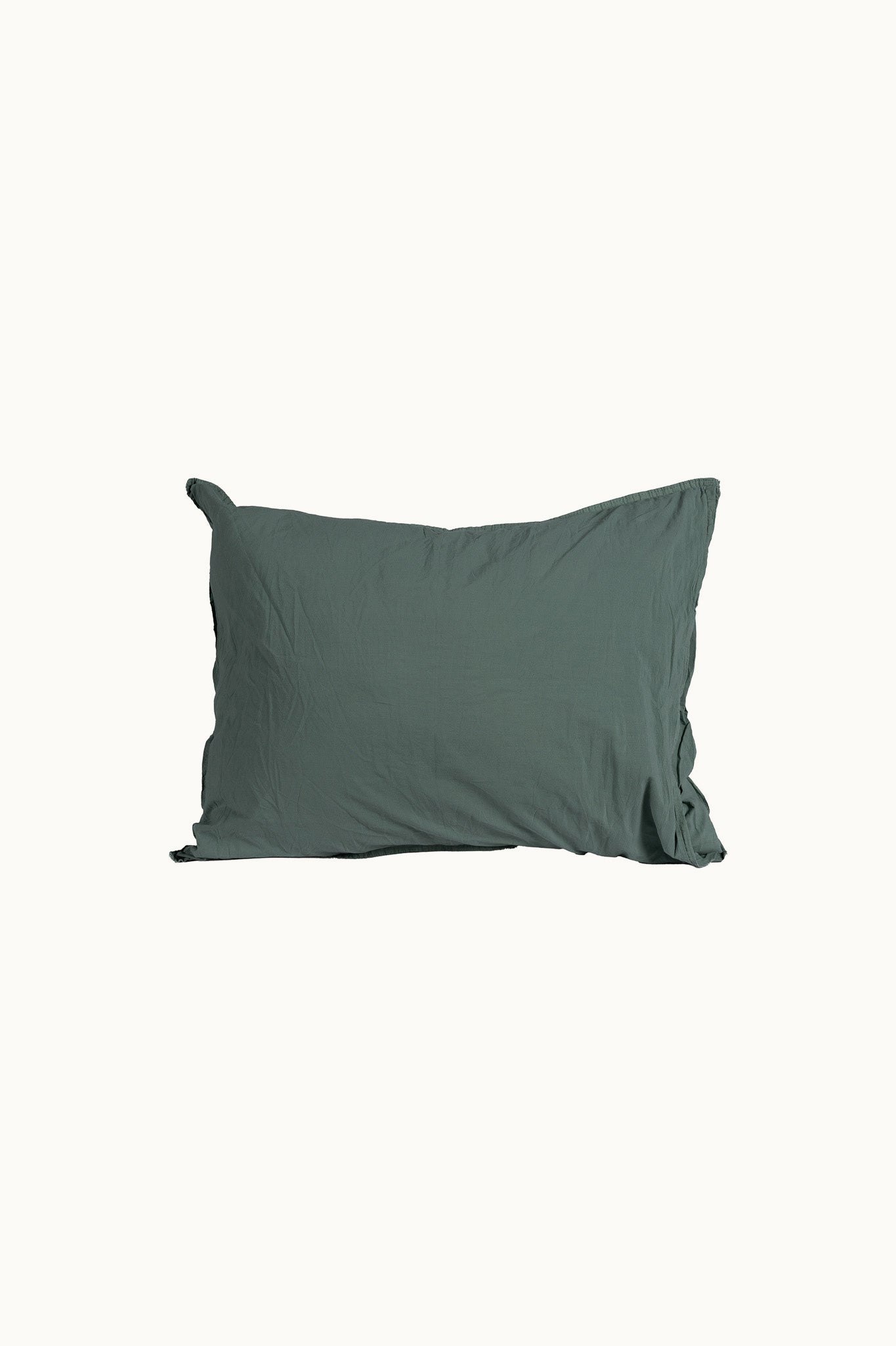 Kopfkissenbezug Crinkle 50x60 cm | Petrol von Smaland