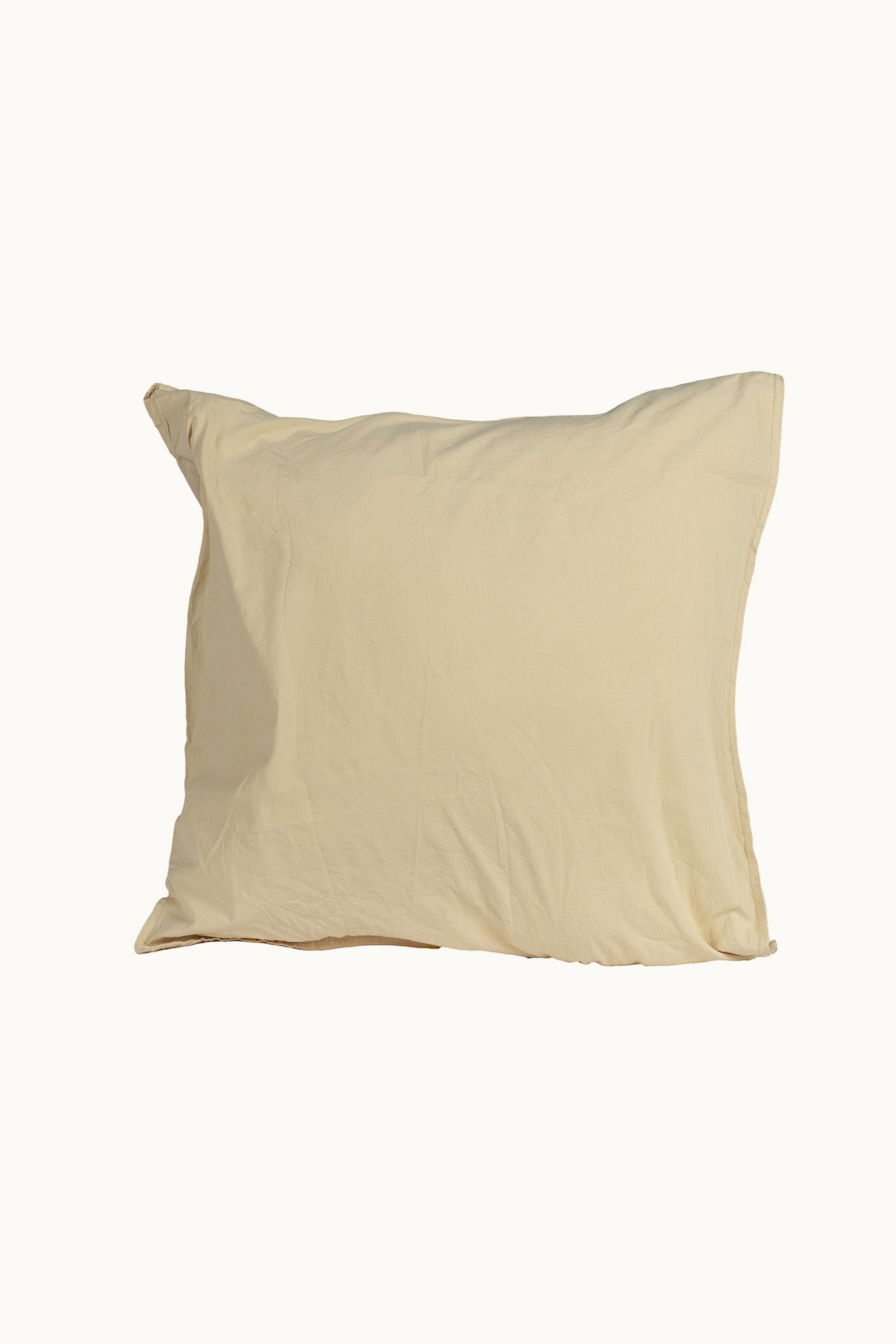 Kopfkissenbezug Crinkle 80x80 cm | Sunny Yellow von Smaland