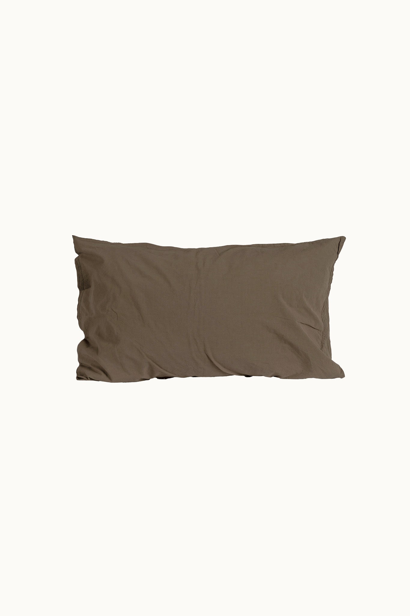 Kopfkissenbezug Crinkle 40x80 cm | Espresso von Smaland