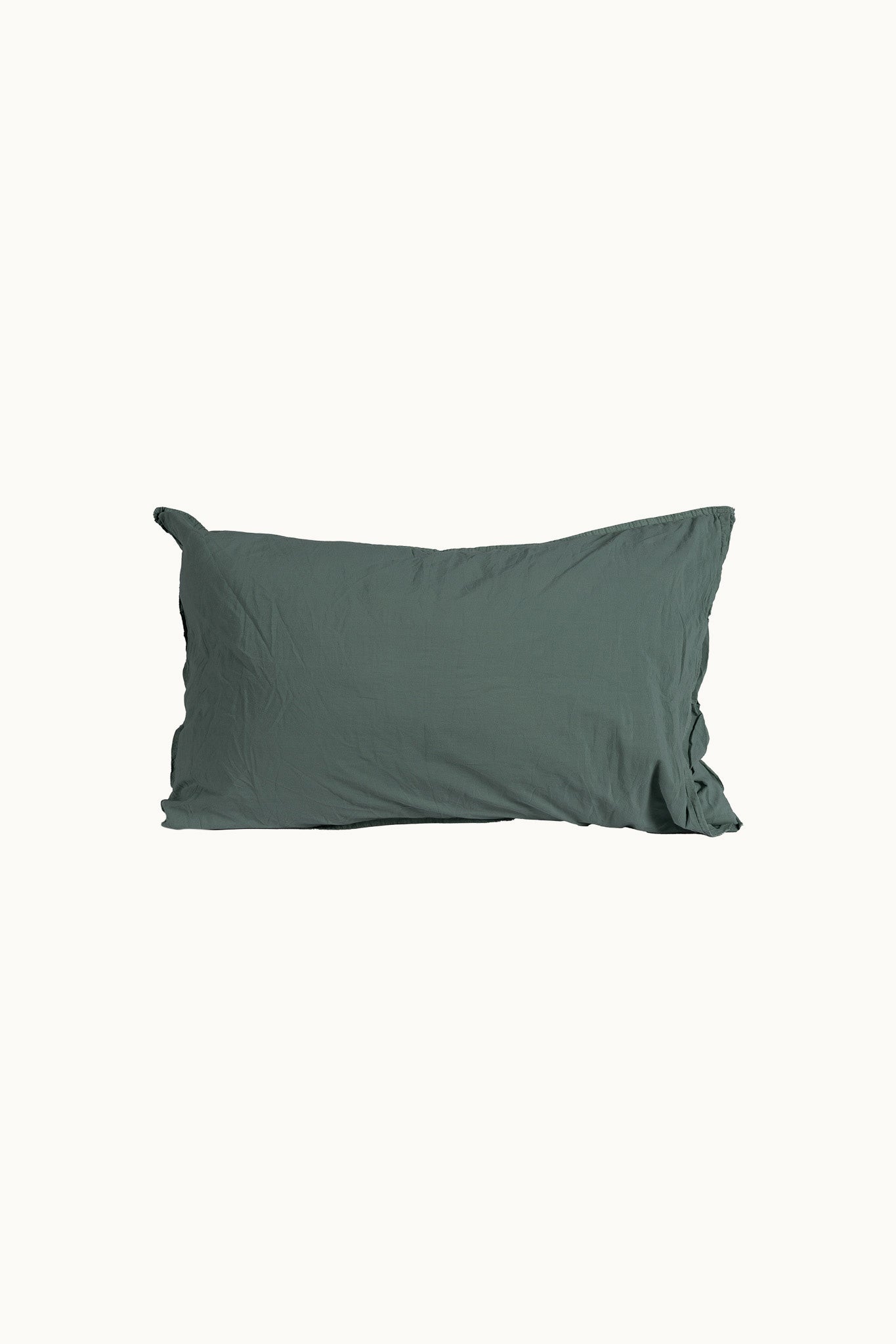 Kopfkissenbezug Crinkle 40x80 cm | Petrol von Smaland