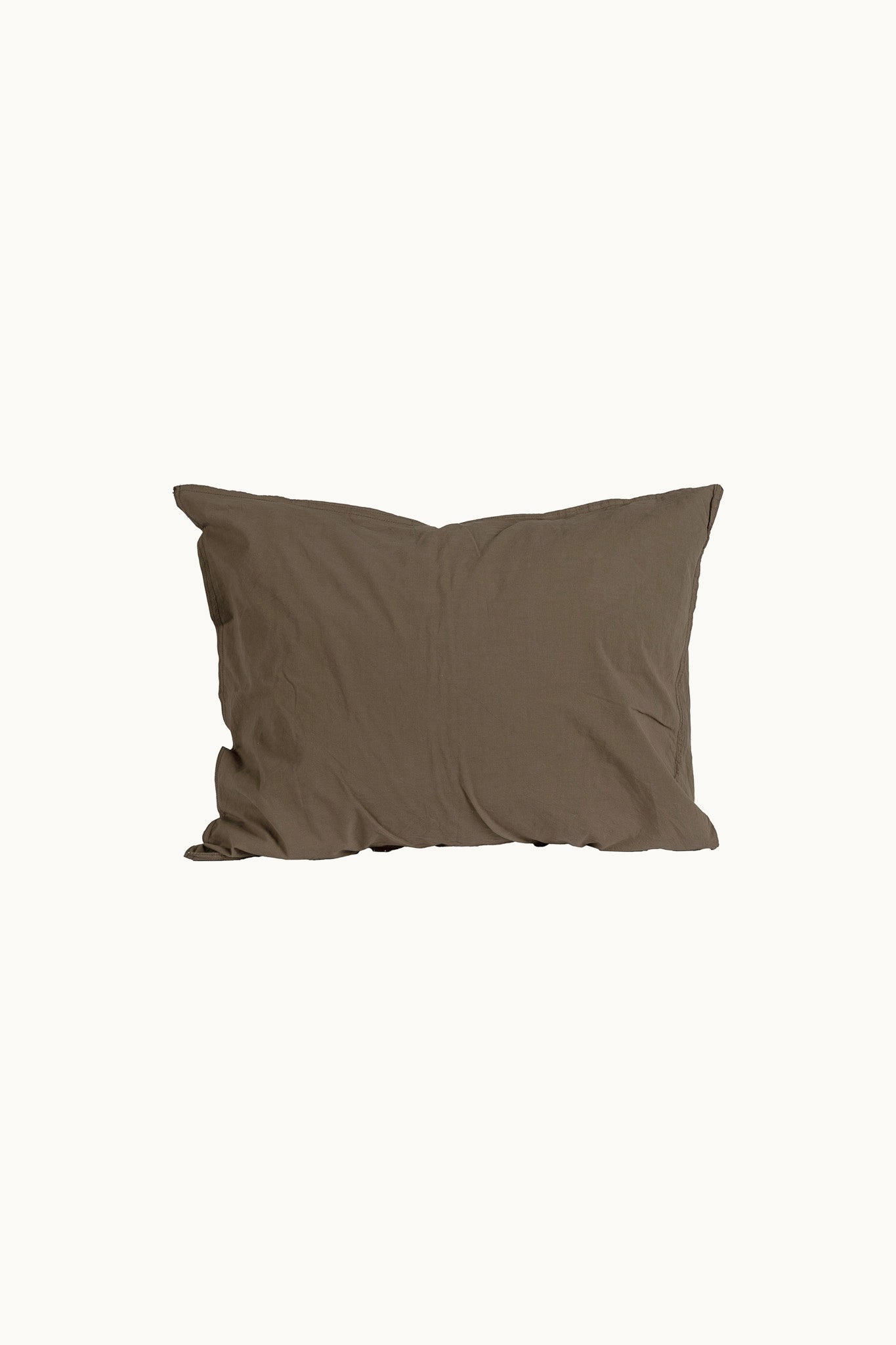Kopfkissenbezug Crinkle 50x60 cm | Espresso von Smaland