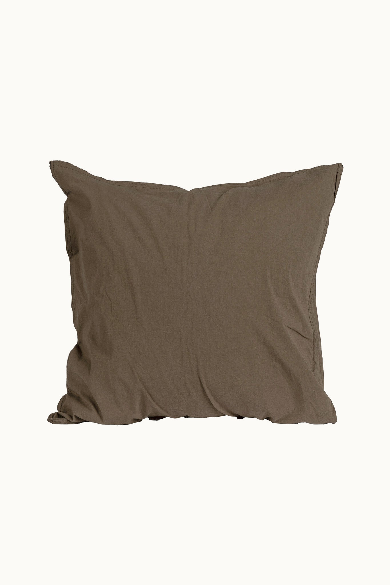 Kopfkissenbezug Crinkle 80x80 cm | Espresso von Smaland