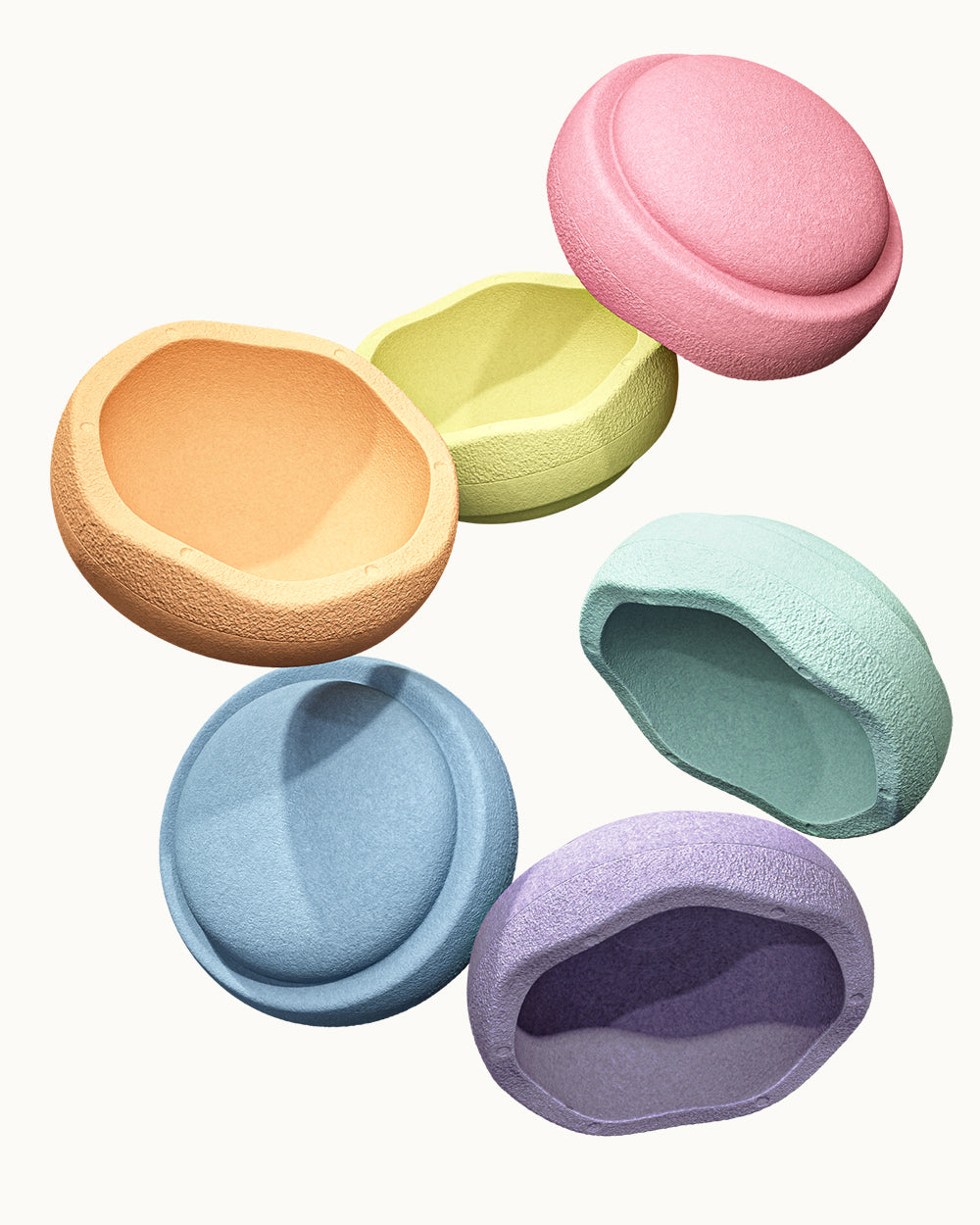 Original Rainbow Set (6-tlg.)  | Pastel von Stapelstein®