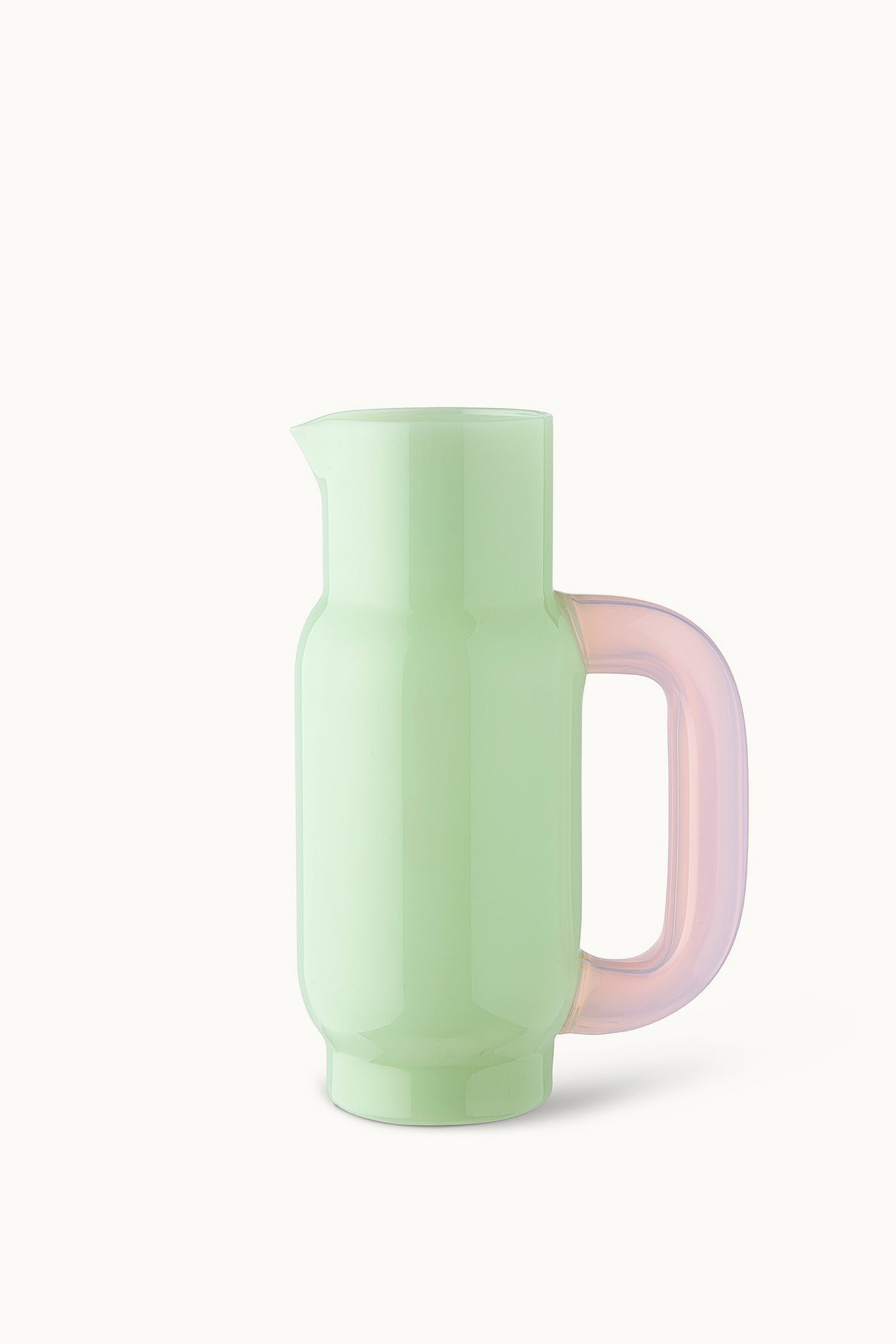 Pitcher/Glaskanne | Milky Jade & Milky Pink von Studio About