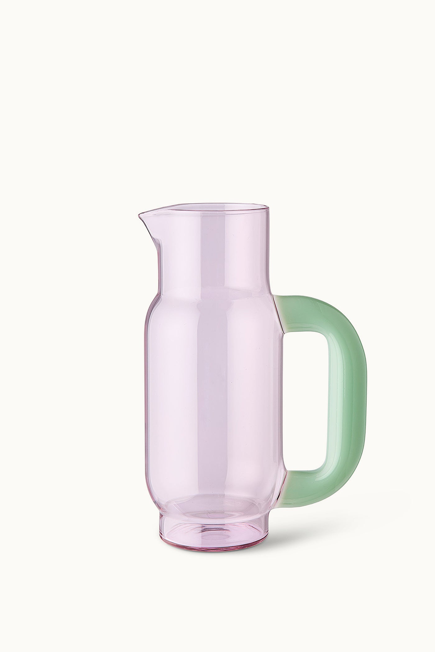 Pitcher/Glaskanne | Pink & Milky Jade von Studio About