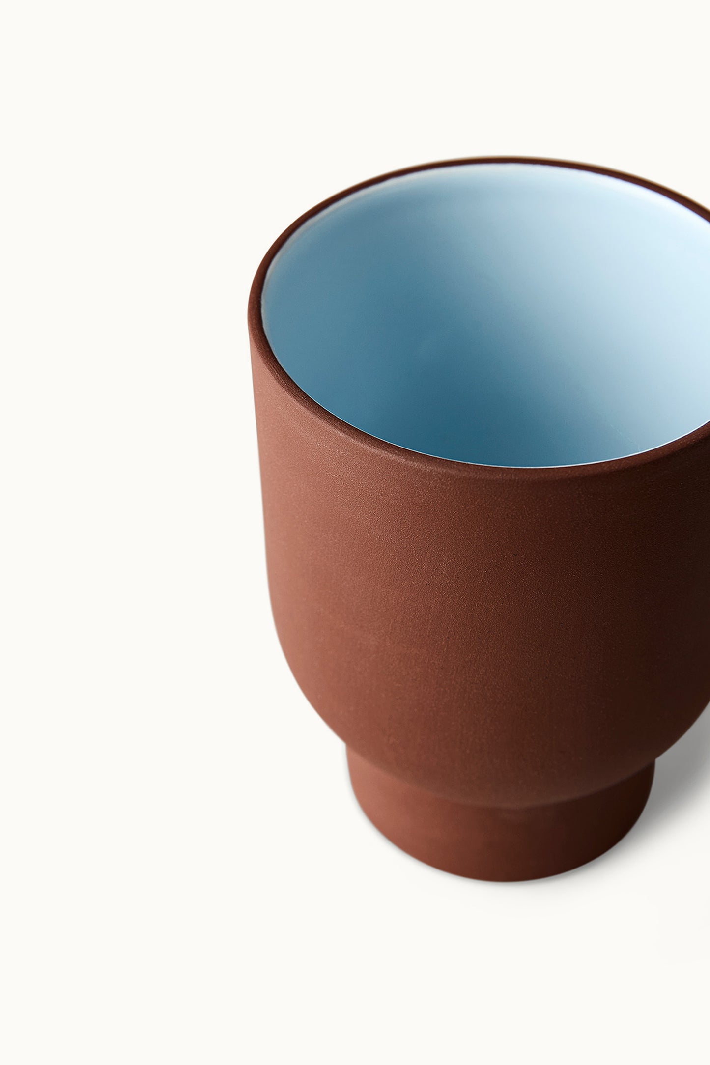 Becher Terrakotta & Blau | Studio About