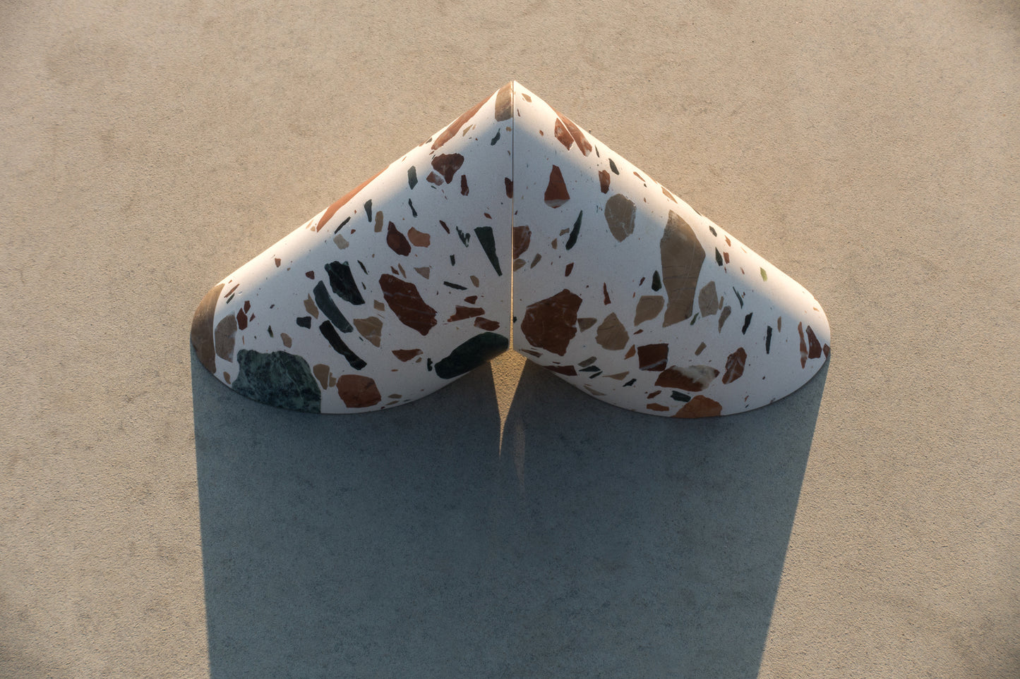 Buchstütze Solid | Terrazzo von Studio Hausen