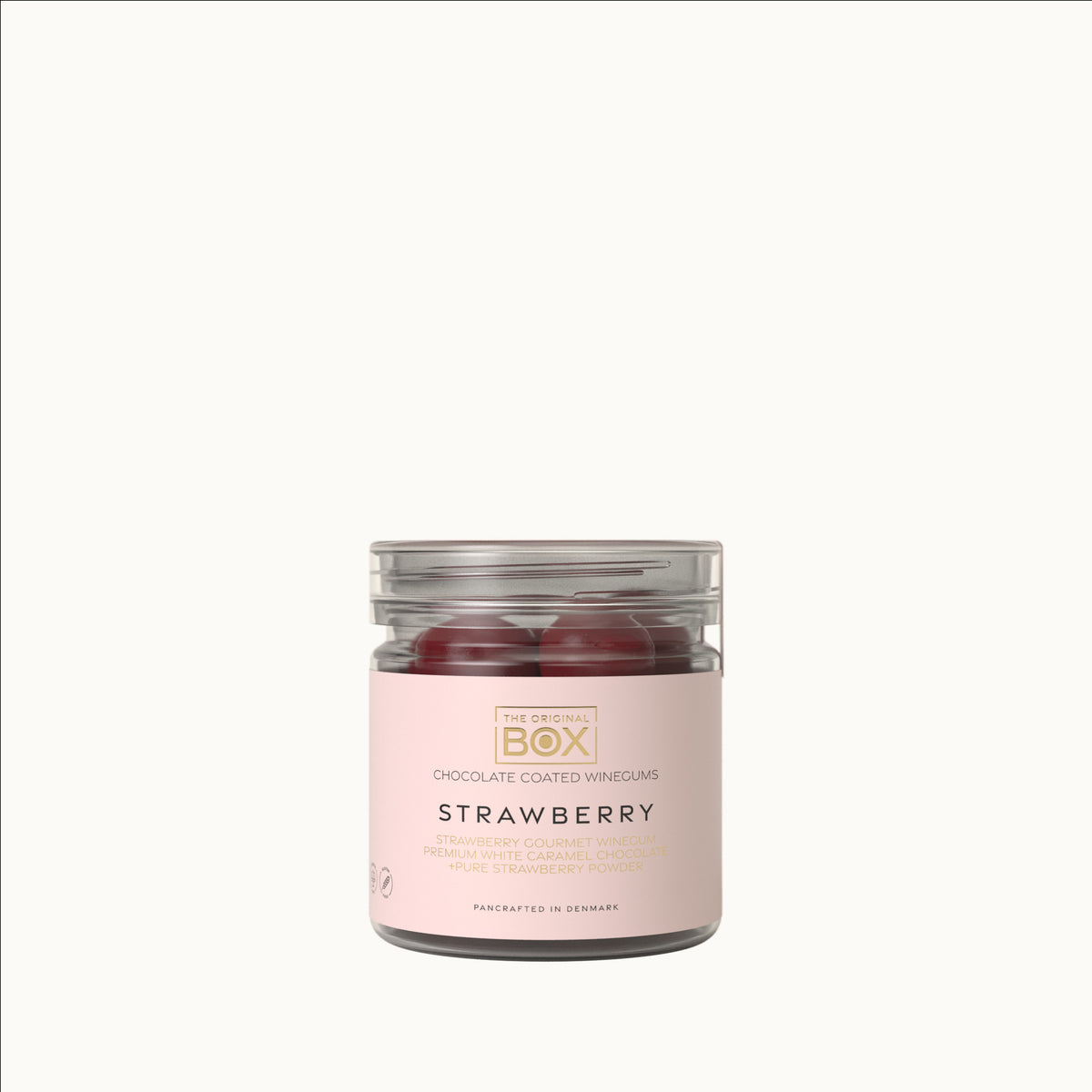 Gourmet-Weingummi Strawberry in Karamellschokolade 110g von The Box