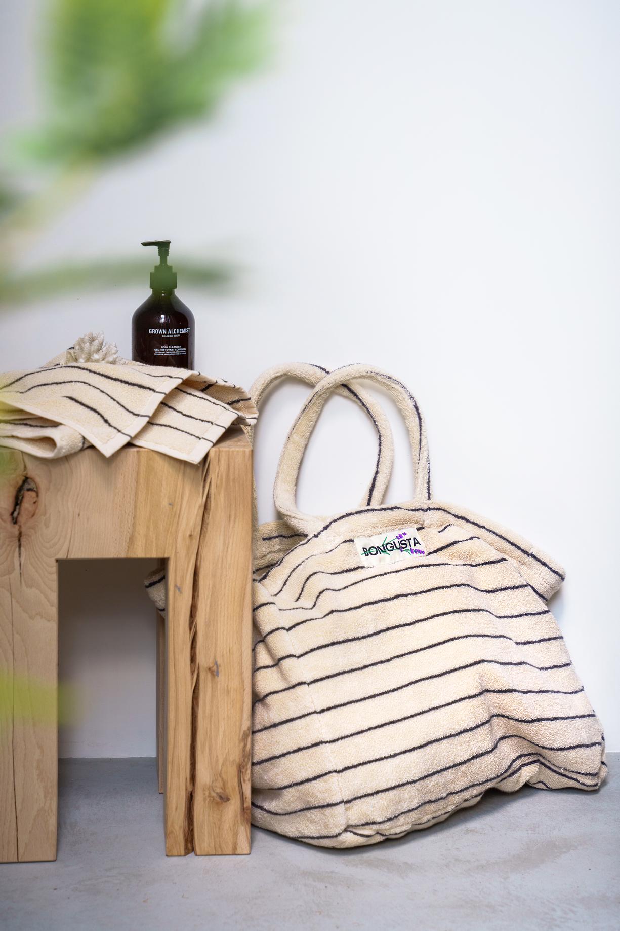 Naram Weekend Bag | Creme & Ink von Bongusta