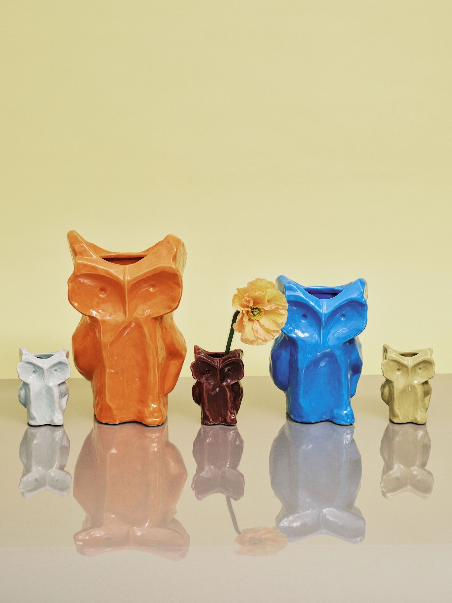 MARNI Vase Owl „After Midnight“ L in Orange von SERAX