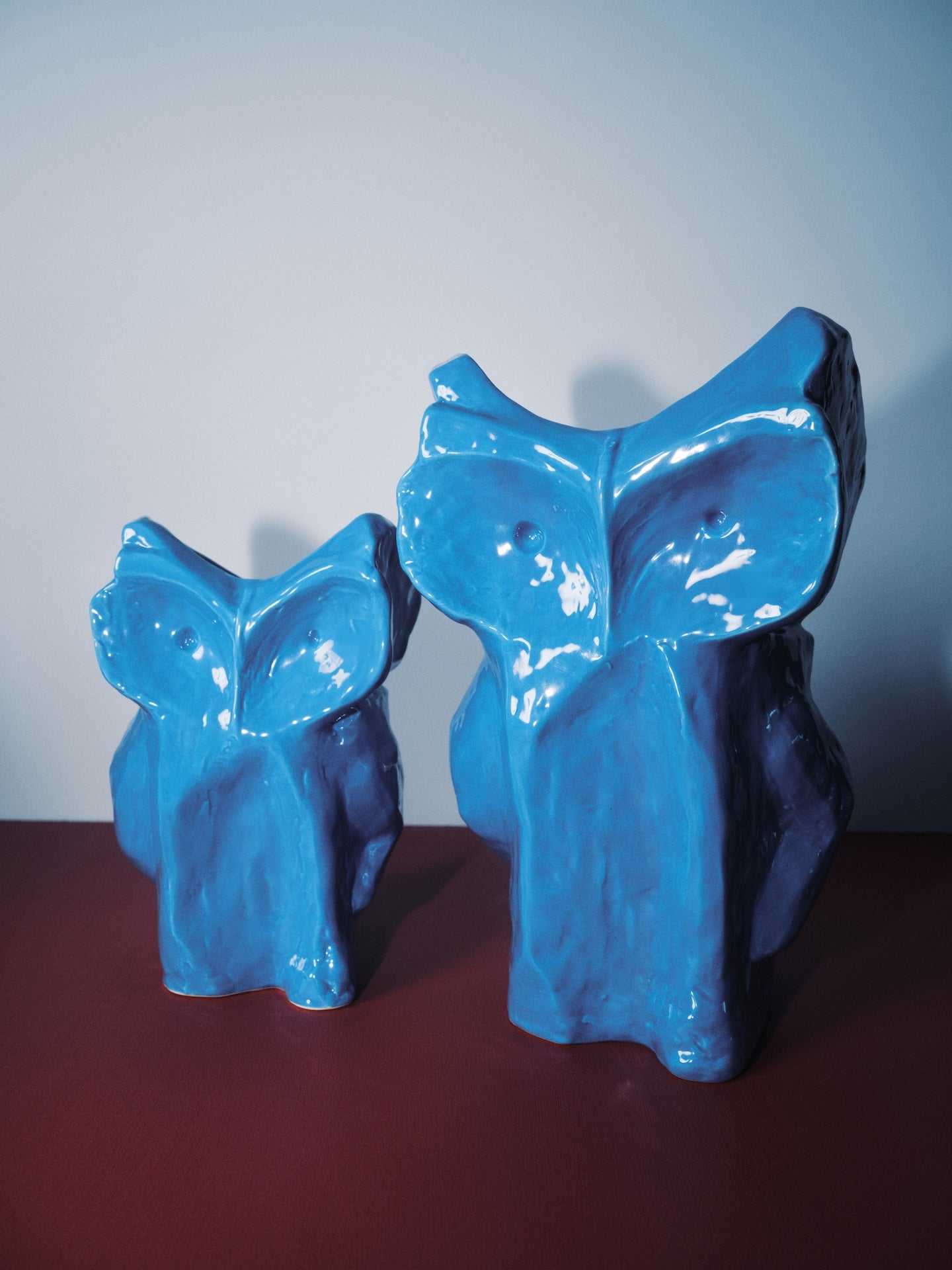 MARNI Vase Owl „After Midnight“ L in Blau von SERAX