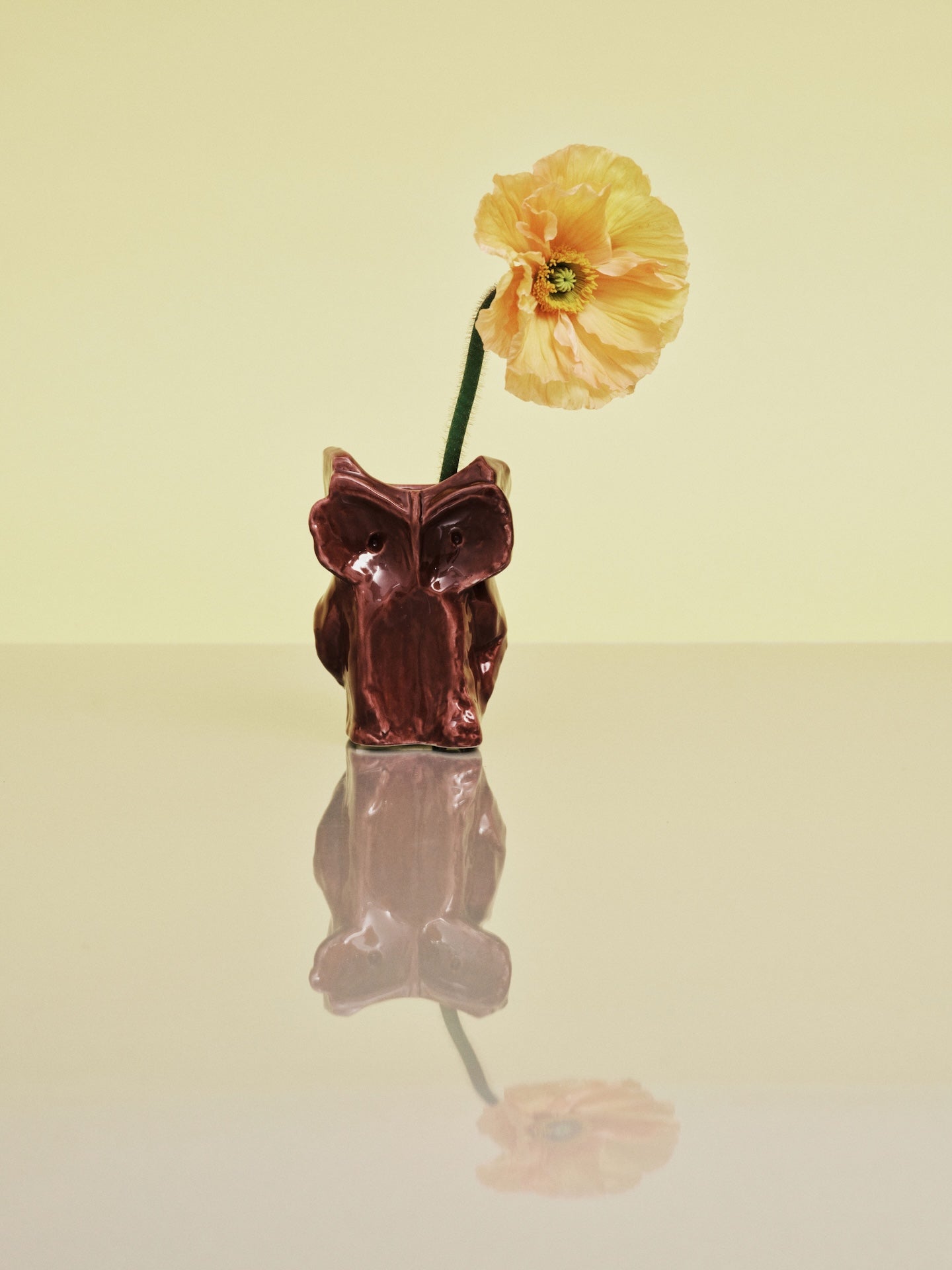 MARNI Vase Owl „After Midnight“ XS in Aubergine von SERAX