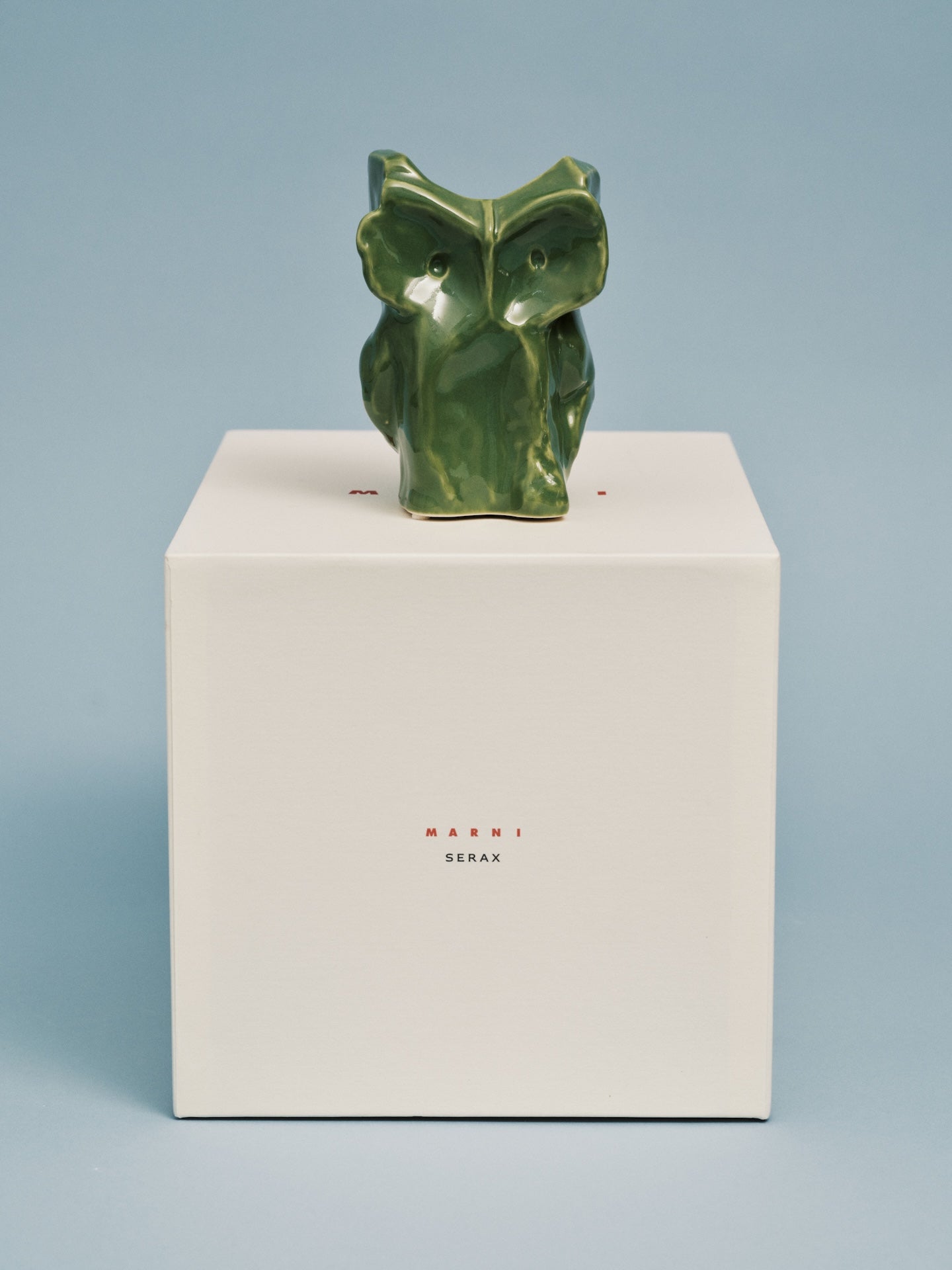 MARNI Vase Owl „After Midnight“ XS in Grün von SERAX