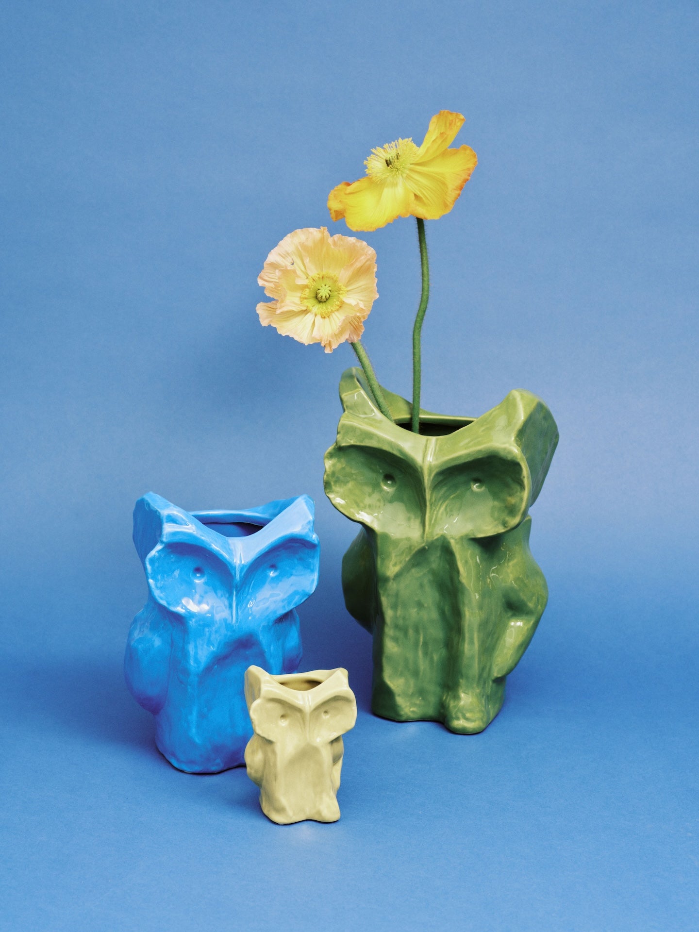 MARNI Vase Owl „After Midnight“ L in Grün von SERAX