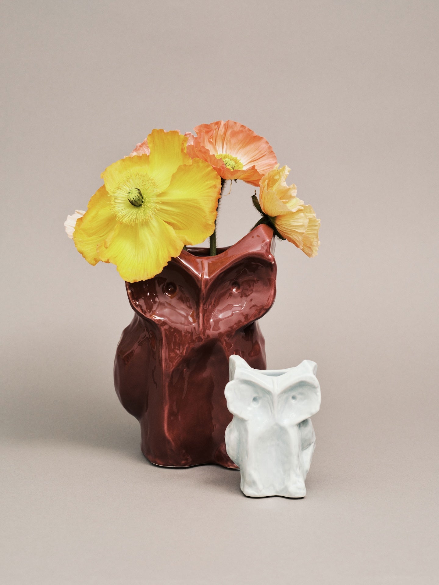 MARNI Vase Owl „After Midnight“ XS in Hellblau von SERAX