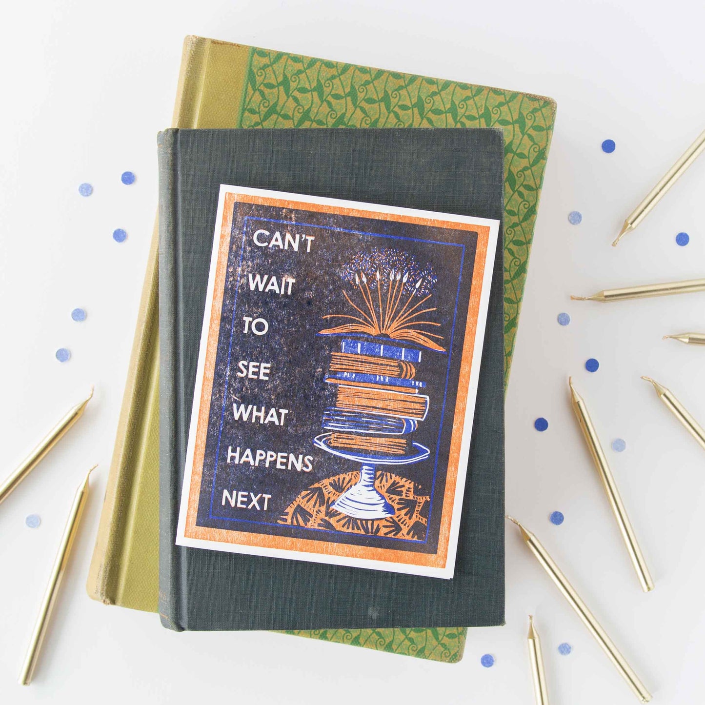 Klappkarte zur Hochzeit „Can't wait to see what happens next“ von Heartell Press