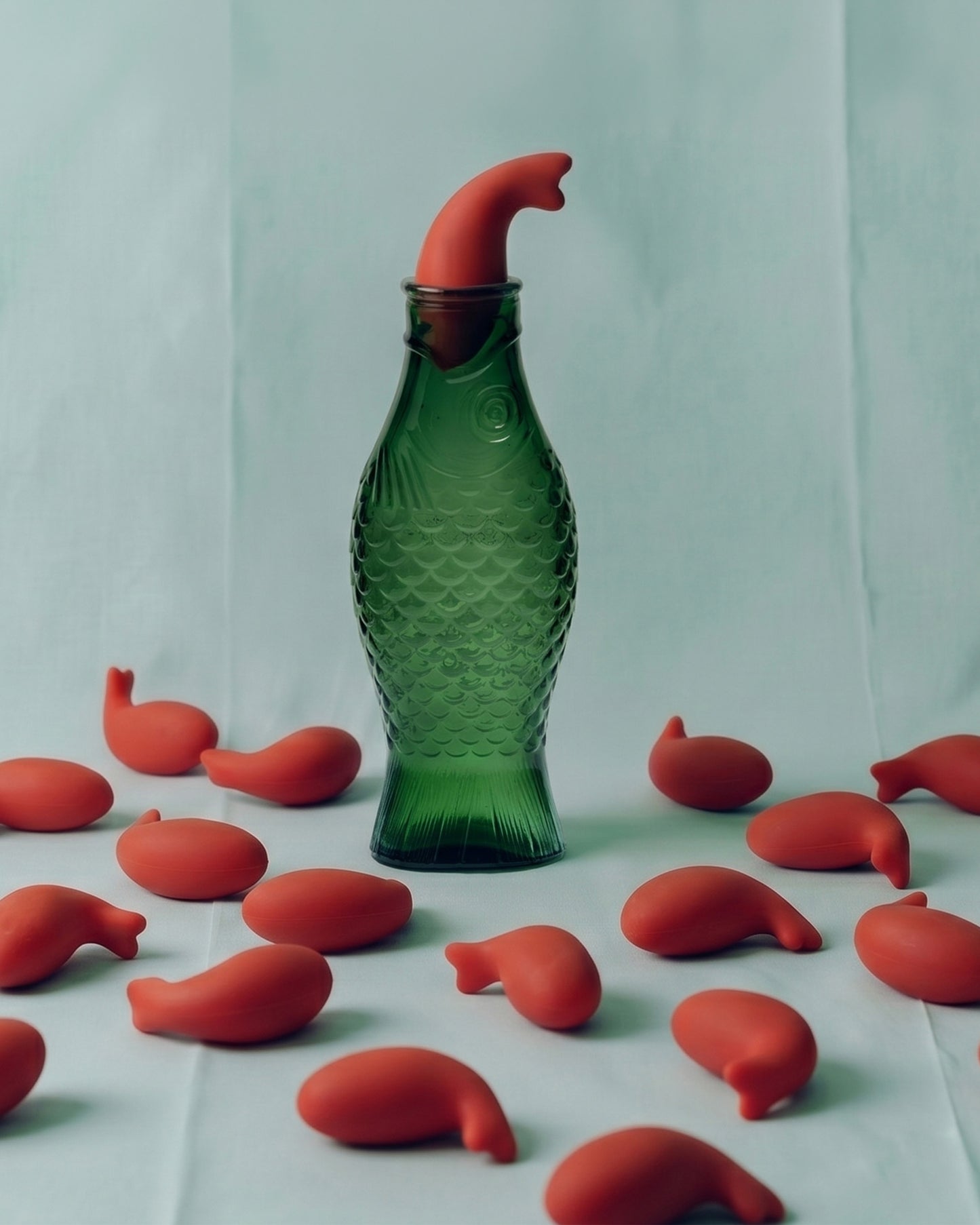 Karaffe Fish & Fish Dunkelgrün | Paola Navone von Serax